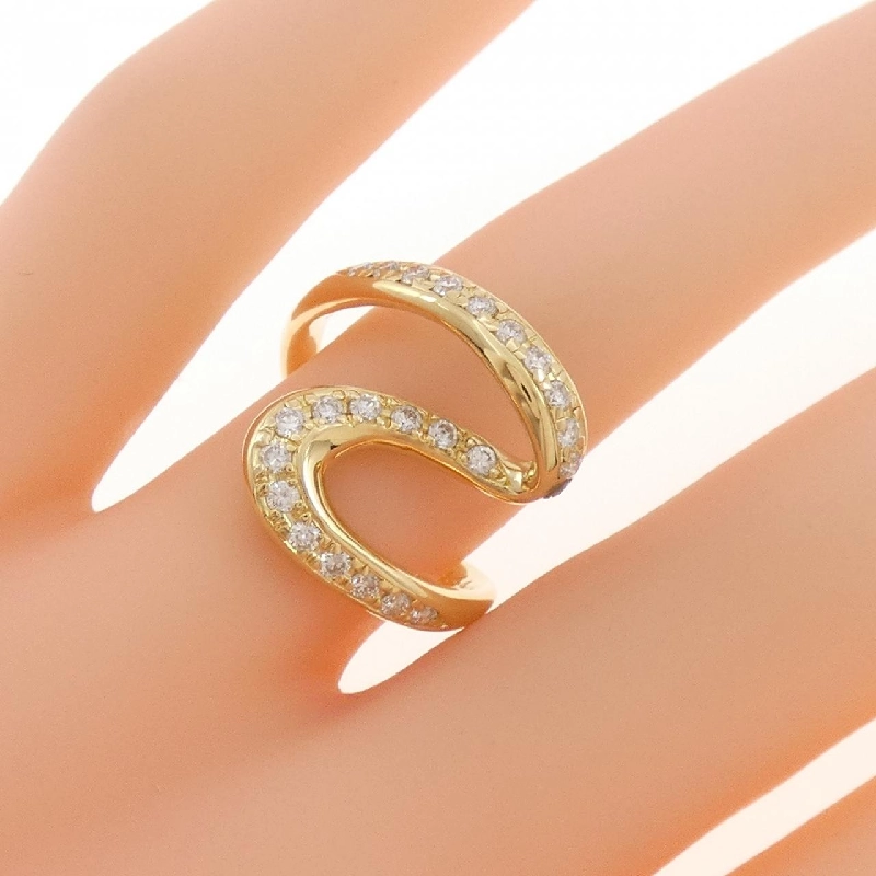 Nhẫn kim cương K18YG 0.44CT - Hàng hiệu Authentic 850161