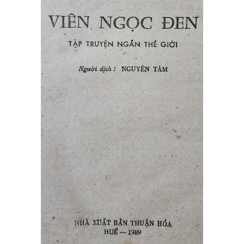 Truyện ngắn: VIÊN NGỌC ĐEN 708900