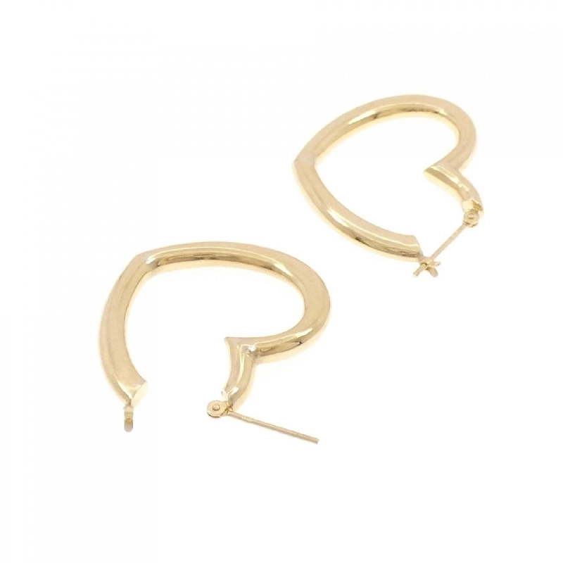 K18YG Bông tai hình trái tim - Hàng hiệu Chính hãng 875275