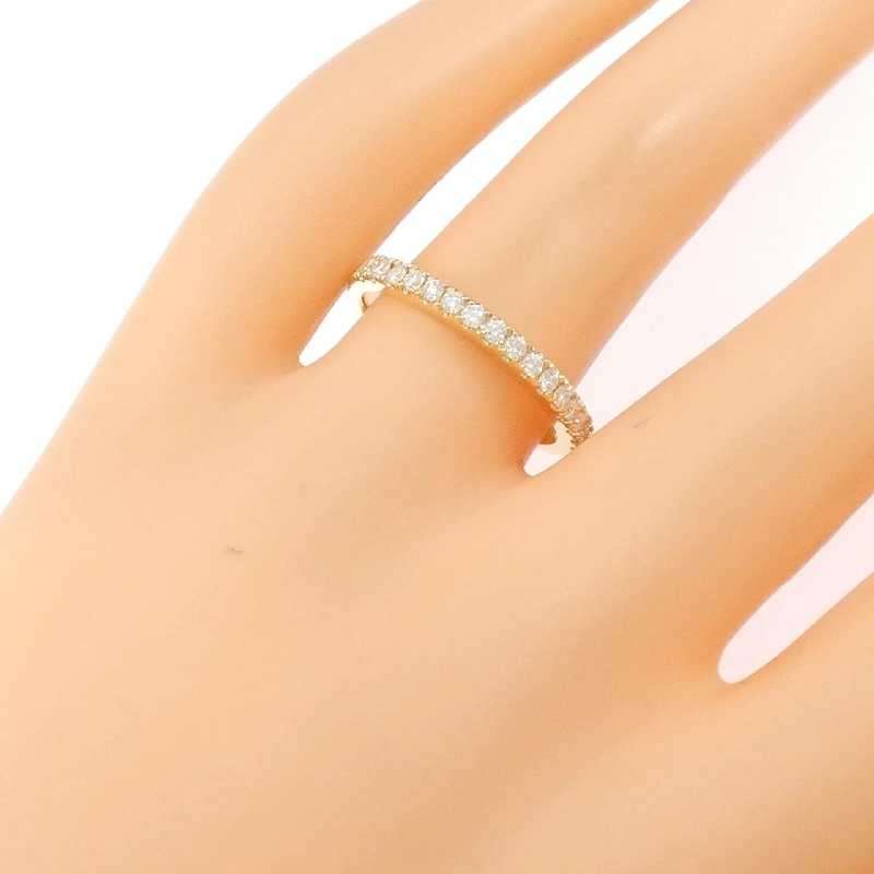 Nhẫn kim cương K18YG Half Eternity 0.32CT - Hàng hiệu Chính hãng 847835