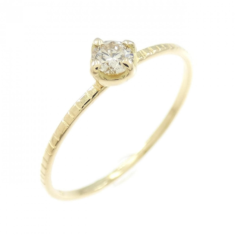 Nhẫn kim cương K18YG 667625