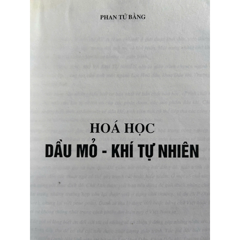 HÓA HỌC DẦU MỎ KHÍ TỰ NHIÊN 509114