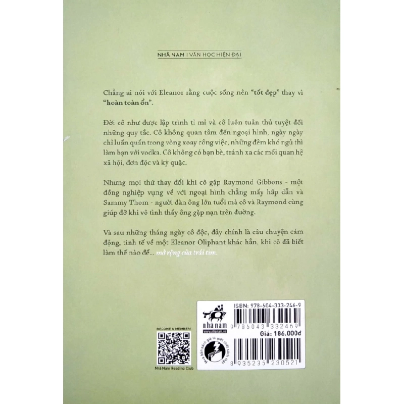 Eleanor Oliphant Hoàn Toàn Ổn - Gail Honeyman 292790