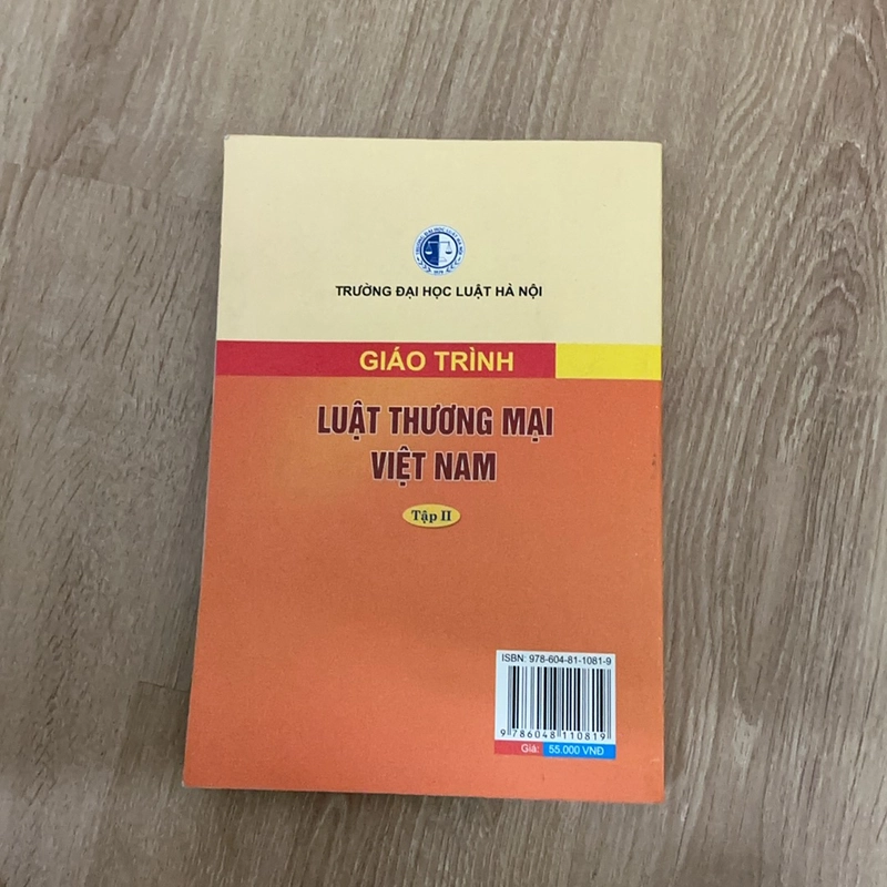 Giáo trình luật thương mại Việt Nam - tập 2 - Trường đh Luật 478156