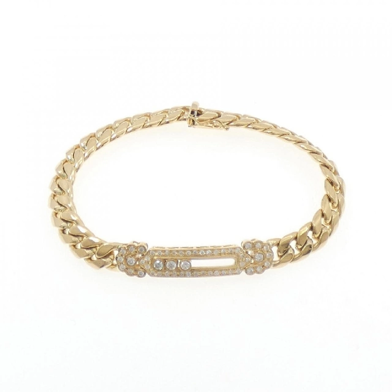 K18YG Vòng tay kim cương 0.65CT - Hàng hiệu Chính hãng 870152