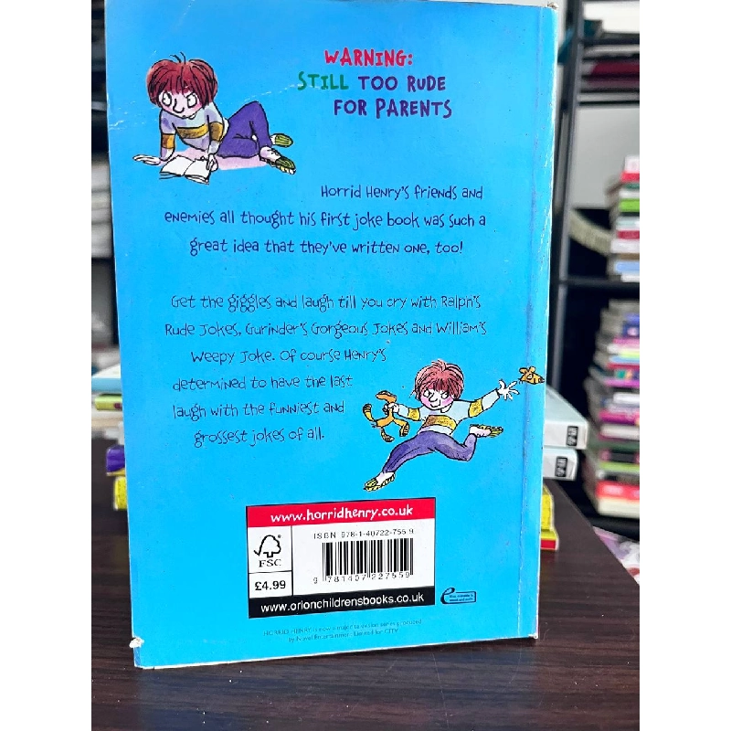 Horrid Henry's Jolly Joke Book - Francesca Simon 935209