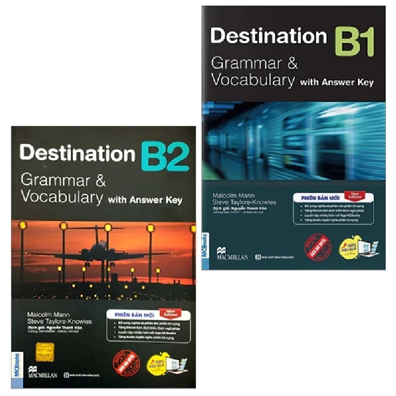 Destination - Grammar And Vocabulary with Answer Key - B1 + B2 (Bộ 2 Cuốn) - Malcome Mann, Steve Taylore-Knowles 285455