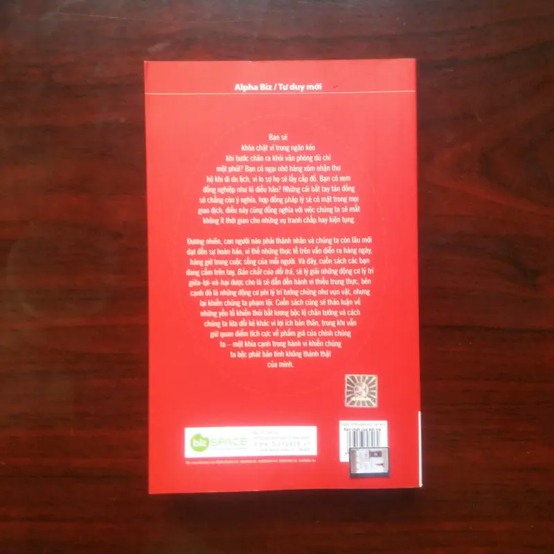 [Sách Tâm Lý Học Kinh Tế] Bản Chất Của Dối Trá (Dan Ariely) Bản In Đầu, Phi Lý Trí 976718