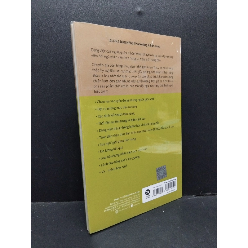 Thuật quản lý bán hàng Brian Tracy mới 100% HCM.ASB2310 448279