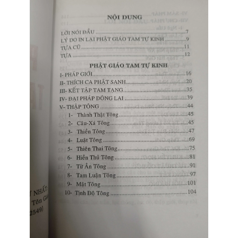 Phật giáo tam tự kinh - 2011 - 186 trang Sách tôn giáo - tâm linh ANTQ3101 789903