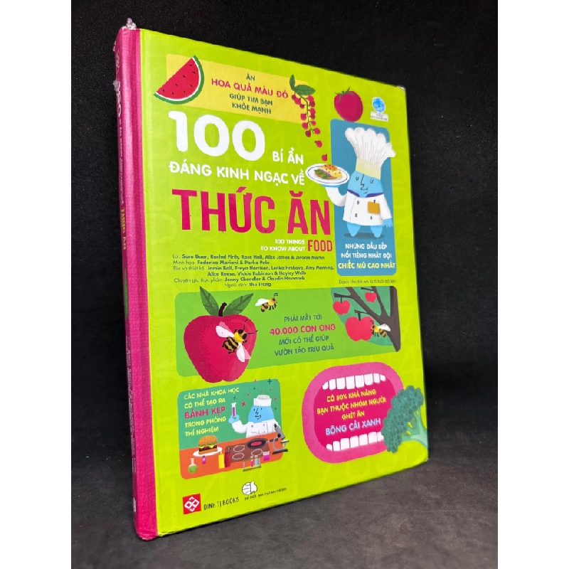 [Phiên Chợ Sách Cũ] 100 bí ẩn đáng king ngạc về thức ăn, (tróc bìa nhẹ), bìa cứng, 2020 1503 410256