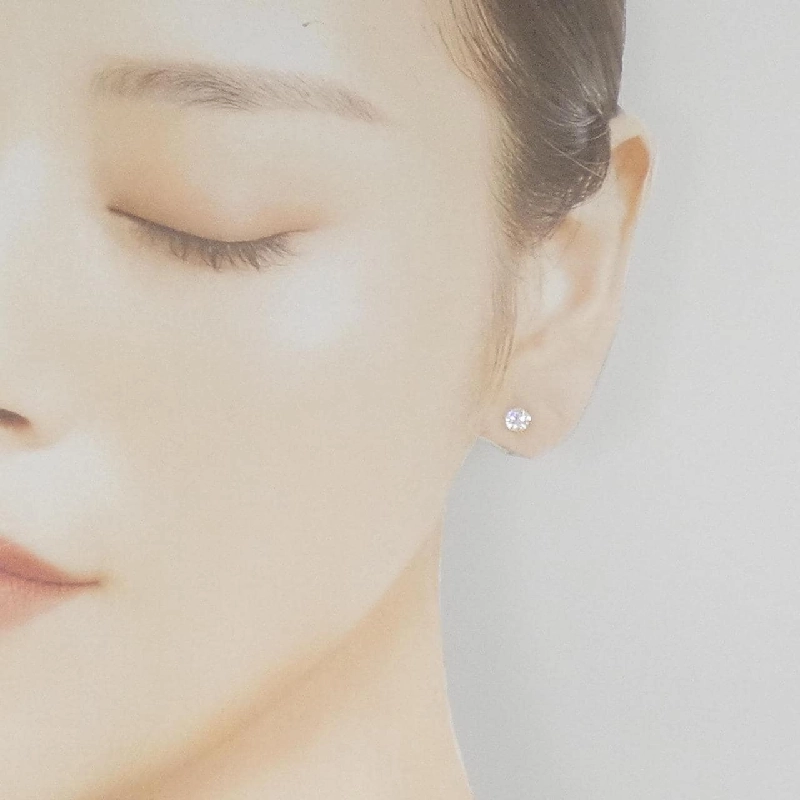 K18YG/ST Bông tai kim cương 0.309CT 0.336CT H SI2 EXT - Hàng hiệu Chính hãng 874696