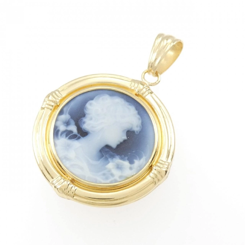 K18YG Mặt dây chuyền ngọc bích - Hàng hiệu Authentic 867062