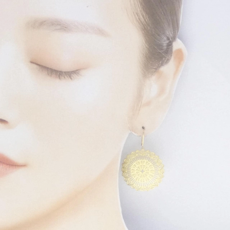 K18YG Bông tai - Hàng hiệu Chính hãng 870056