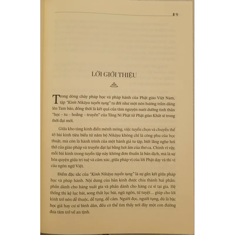 Kinh Nikaya tuyển tụng (mới 100%) 1030417