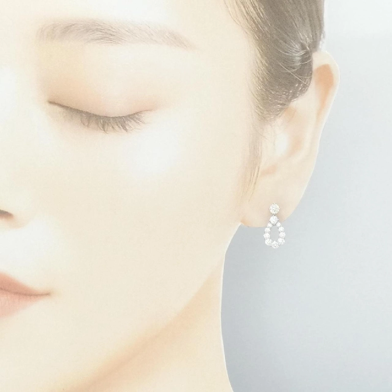 Khuyên tai nhỏ Harry Winston Loop - Hàng hiệu Authentic 845209