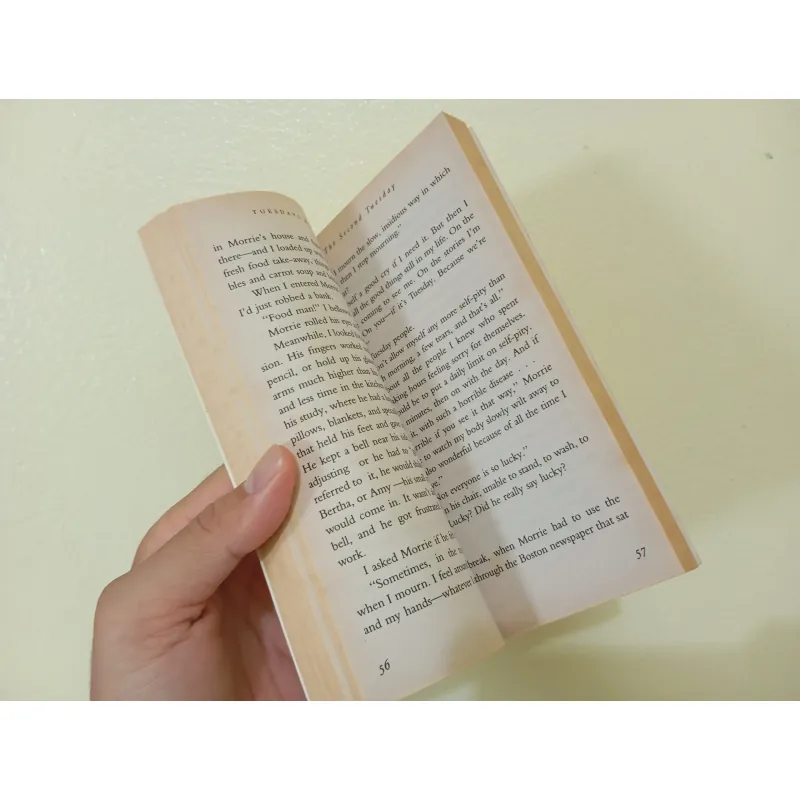 Tuesday with morrie, mich albom, english book sách tiếng Anh  997638