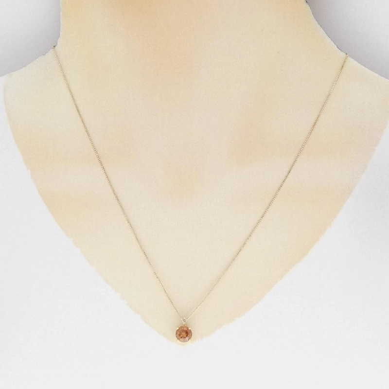 K18YG Zircon Necklace 1.50CT - Hàng hiệu Authentic 863073