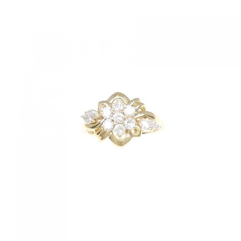 Nhẫn kim cương hoa K18YG 0.50CT 673080