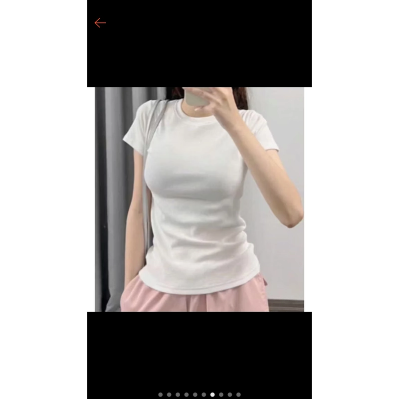 Áo thun trắng ôm body 503906