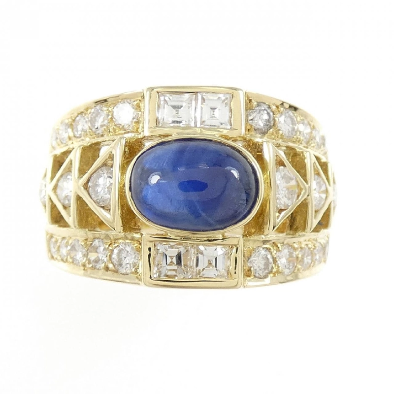 Nhẫn Sapphire K18YG 1.89CT 671556