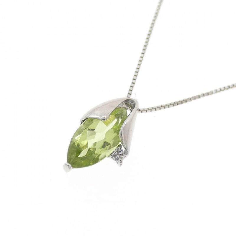 K18WG Peridot Necklace - Hàng hiệu Authentic 858172