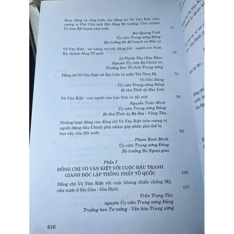 SÁCH ĐỒNG CHÍ VÕ VĂN KIỆT VỚI CÁCH MẠNG VIỆT NAM 730544