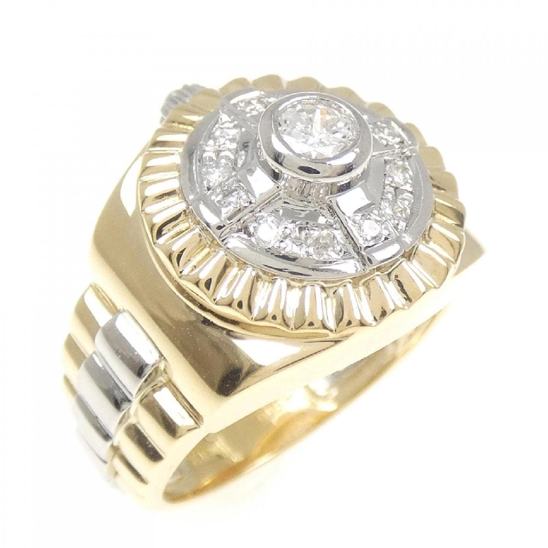 Nhẫn kim cương K18YG/PT900 0.30CT - Hàng hiệu chính hãng 854917