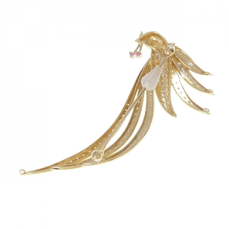 K18YG Ruby Brooch - Hàng hiệu Authentic 869602