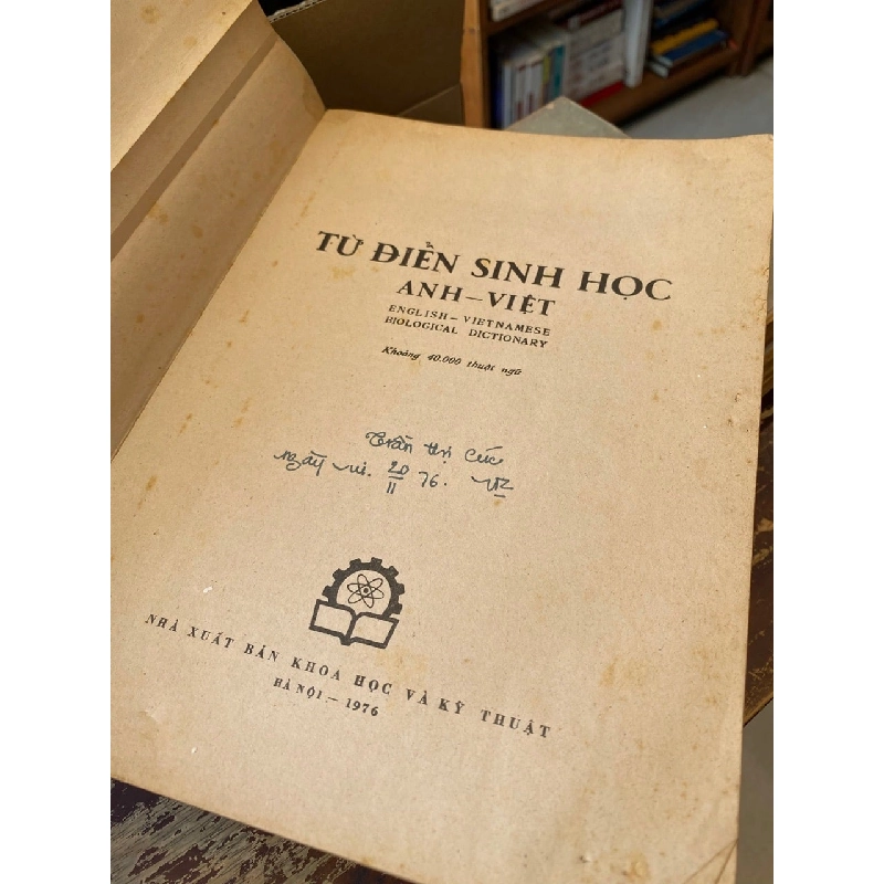 Từ điển Sinh học Anh-Việt 697314