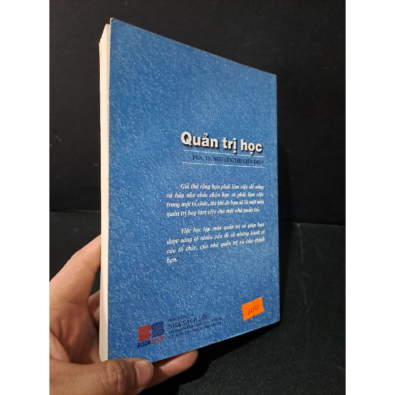 Quản trị học mới 80% bẩn bìa, ố nhẹ, tróc gáy 2010 PGS.TS. Nguyễn Thị Liên Diệp HCM1604 QUẢN TRỊ 432914