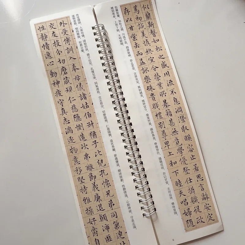 (2hand) Tiếng Trung- Bảng chữ Hán mẫu bút mềm  740352