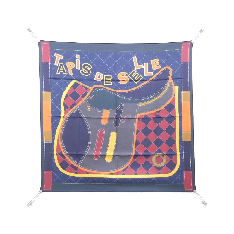 Khăn choàng Hermès TAPIS DE SELLE Carré Double Face 904040S 624921