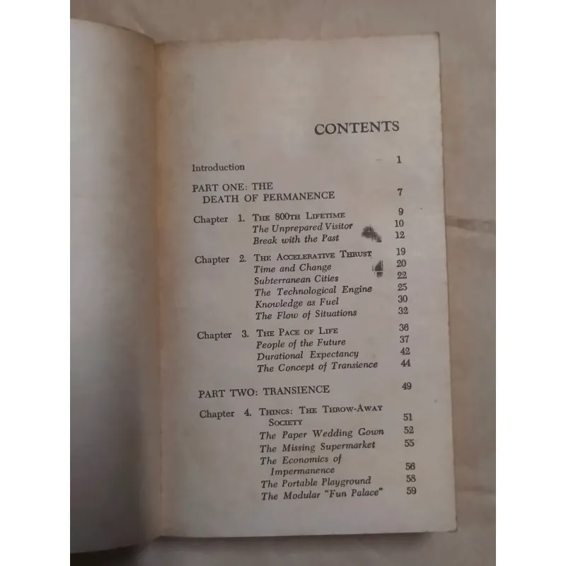 Future Shock	- Alvin Toffler 1006213