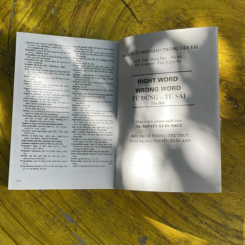 TỪ ĐÚNG & TỪ SAI RIGHT WORD WRONG- THY HẢI 696129