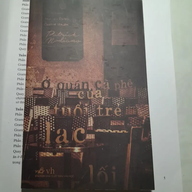 Ở quán cà phê của tuổi trẻ lạc lối - Patrick Modiano 757611