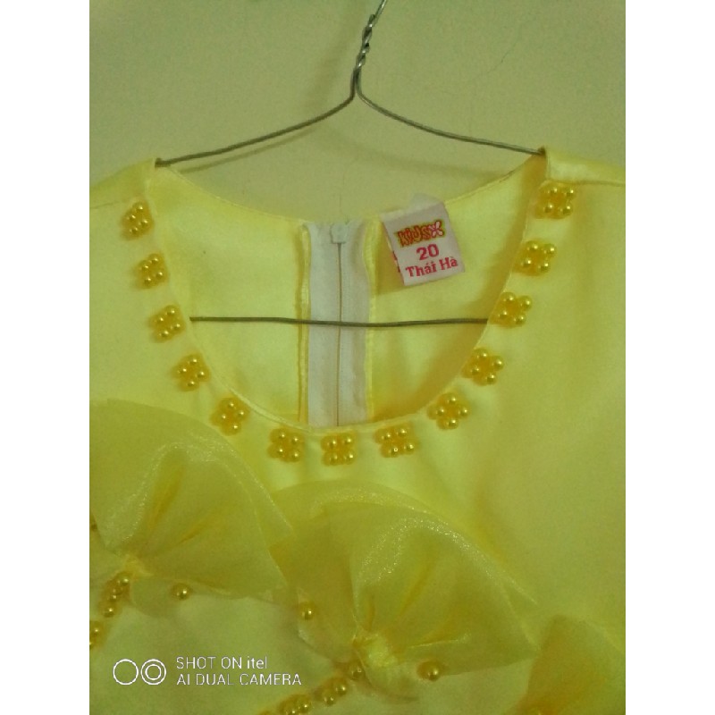 Đầm voan satin bé gái. 57672