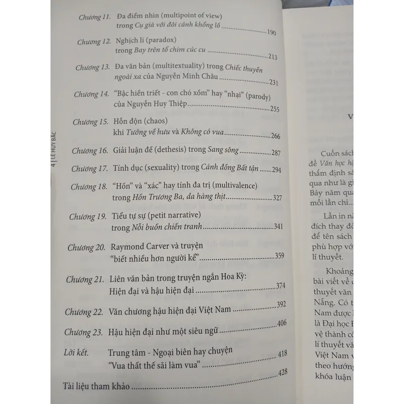VĂN HỌC HẬU HIỆN ĐẠI - Lê Huy Bắc 595545