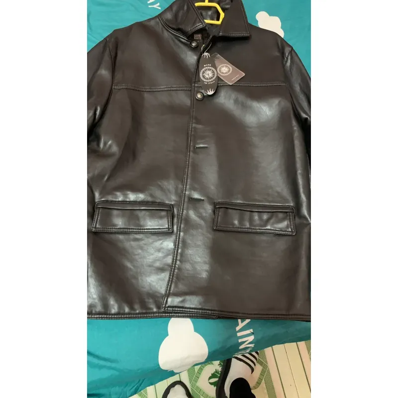 Áo khoác da,thương hiệu Armani của Ý,áo mới chưa mặc lần nào,sizeXL(60kg-70kg) 779340