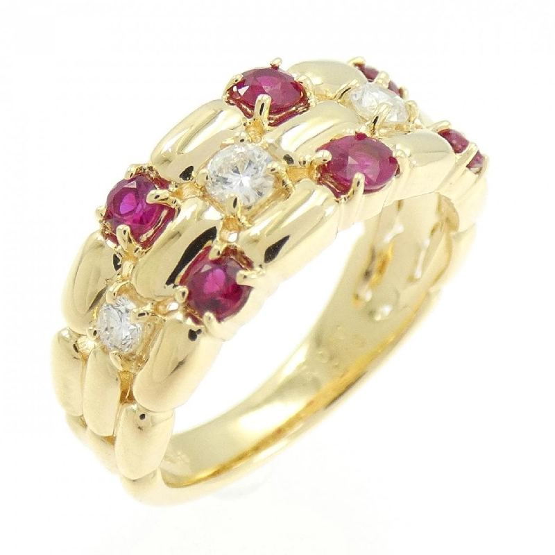 Nhẫn ruby K18YG 0.40CT 666493