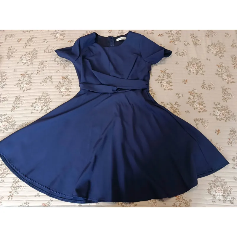 Váy công sở xanh đen size M 1013618