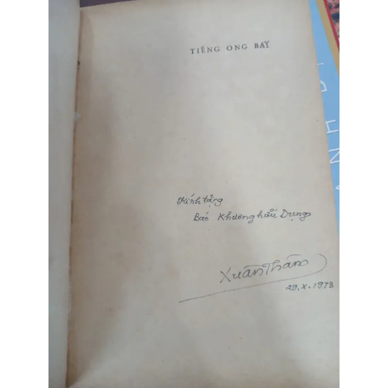 TIẾNG ONG BAY - NGUYỄN XUÂN THÂM 936848