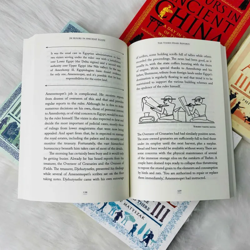 Sách - 24 Hours in…5 cuốn đẹp– du hành xuyên thời gian qua các nền văn minh cổ đại 1022613