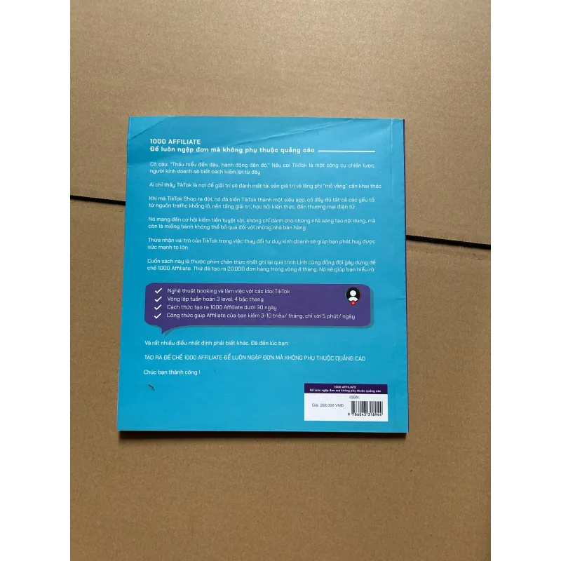 1000 Affiliate - Để luôn ngập đơn mà không phụ thuộc vào quảng cáo - Cấn Mạnh Linh 747022