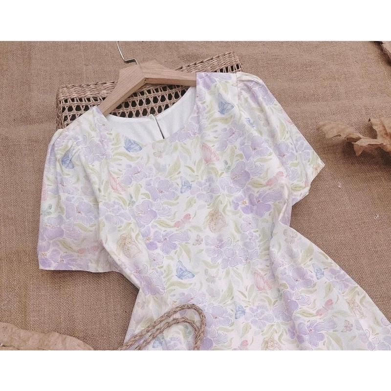 Đầm kate Hàn mềm mát Sz M 455003