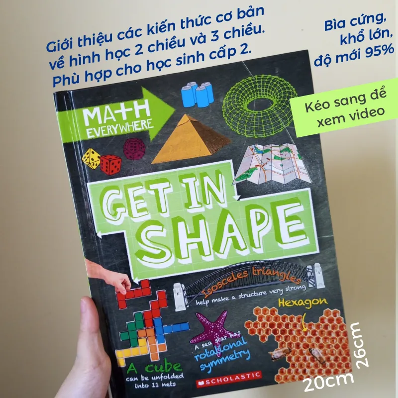 Sách tham khảo Toán hình học cơ bản bằng Tiếng Anh Math Everywhere: Get In Shape 960574