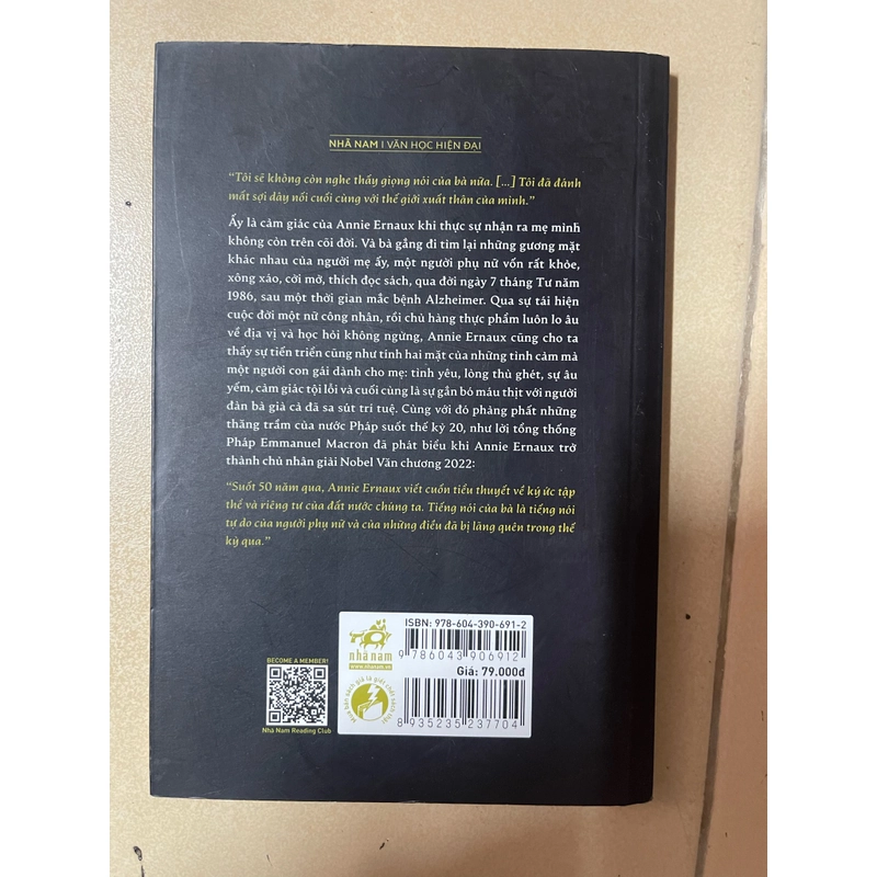 Một Người Phụ Nữ - Annie Ernaux (c) 476928