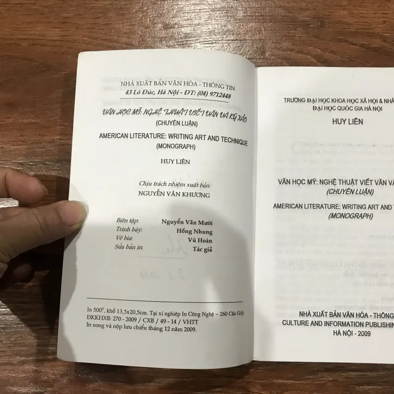 Văn Học Mỹ nghệ thuật viết văn và kỹ xảo  (9) 761084