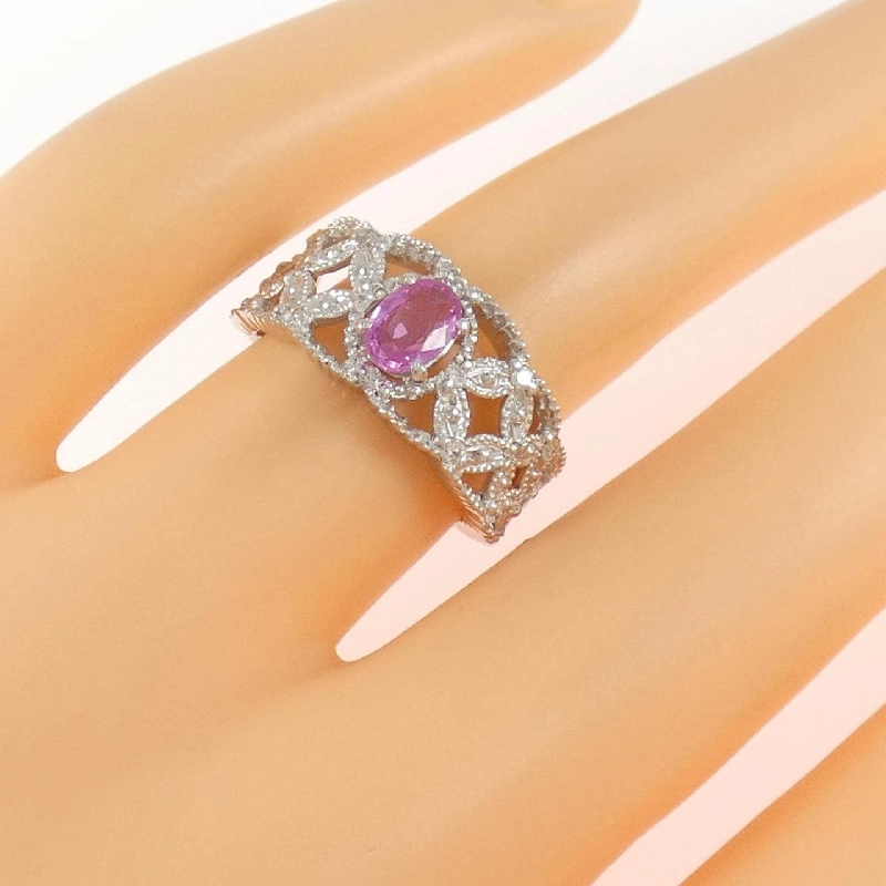 Nhẫn Sapphire K18WG 0.52CT - Hàng hiệu Chính hãng 852332