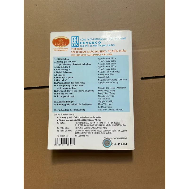 Bài tập toán cao cấp tập ba - phép tính giải tích nhiều biến số 607821